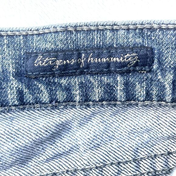 Citizens of Humanity Distressed Cutoff Jean Shorts - Picture 7 of 10